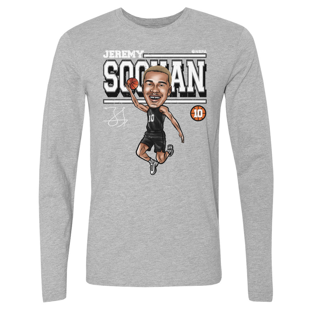 Jeremy Sochan Men&#39;s Long Sleeve T-Shirt | 500 LEVEL