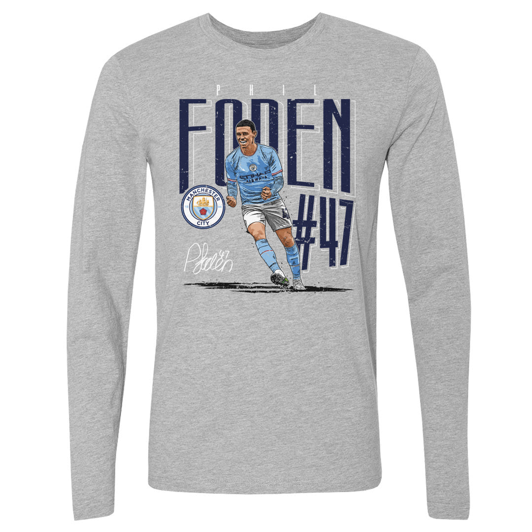 Phil Foden Men's Long Sleeve T-Shirt | 500 LEVEL