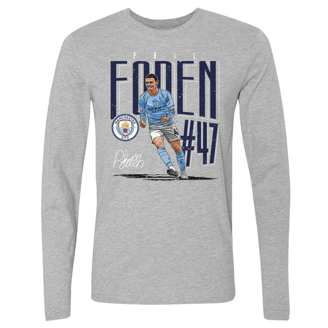 Phil Foden Men's Long Sleeve T-Shirt | 500 LEVEL