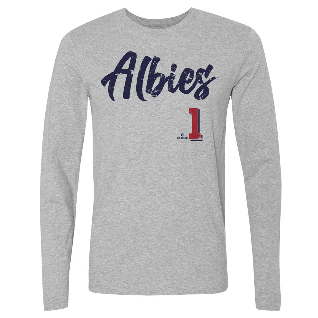 Ozzie Albies Men's Long Sleeve T-Shirt | 500 LEVEL