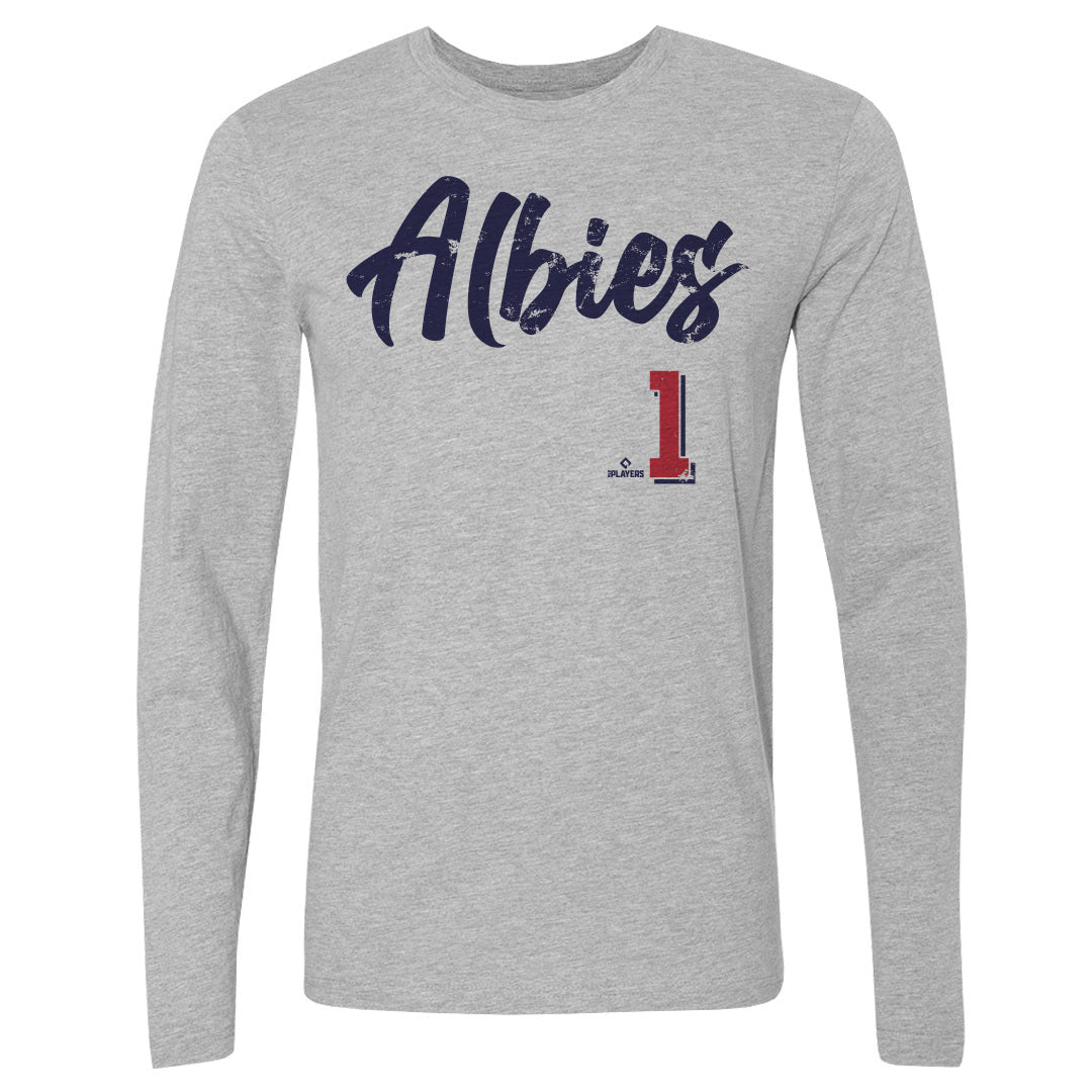 Ozzie Albies Men&#39;s Long Sleeve T-Shirt | 500 LEVEL