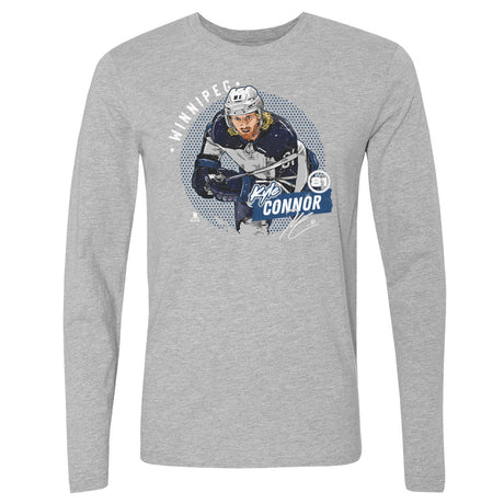 Kyle Connor Men's Long Sleeve T-Shirt | 500 LEVEL