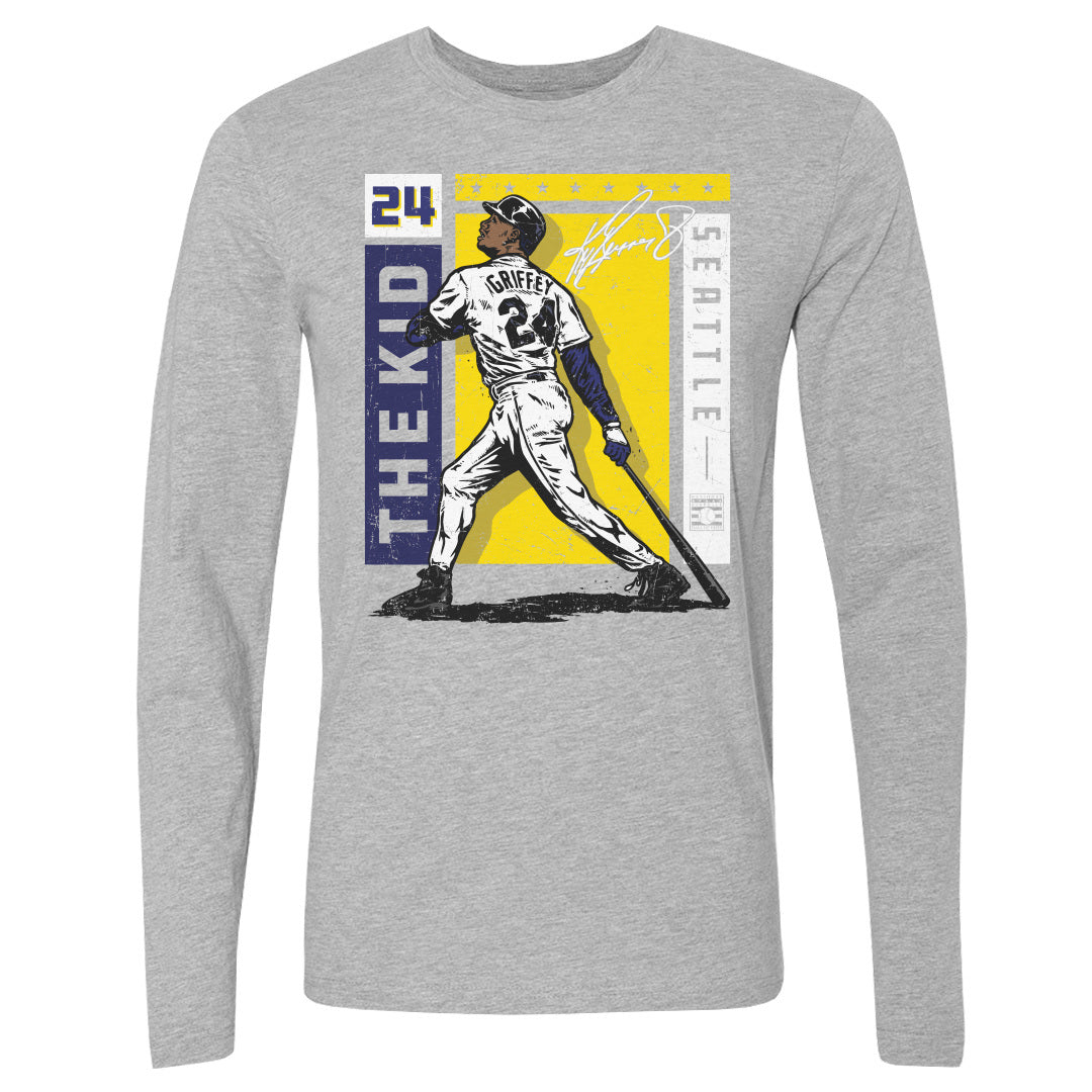 Ken Griffey Jr. Men's Long Sleeve T-Shirt | 500 LEVEL