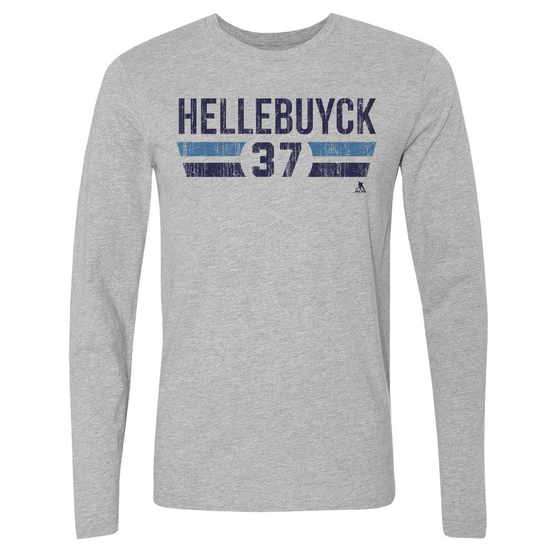 Connor Hellebuyck Men&#39;s Long Sleeve T-Shirt | 500 LEVEL