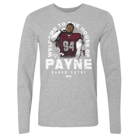 Daron Payne Men's Long Sleeve T-Shirt | 500 LEVEL