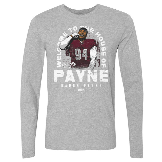 Daron Payne Men's Long Sleeve T-Shirt | 500 LEVEL