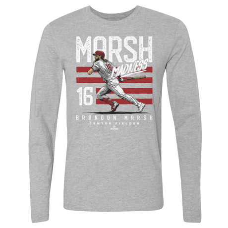 Brandon Marsh Men's Long Sleeve T-Shirt | 500 LEVEL