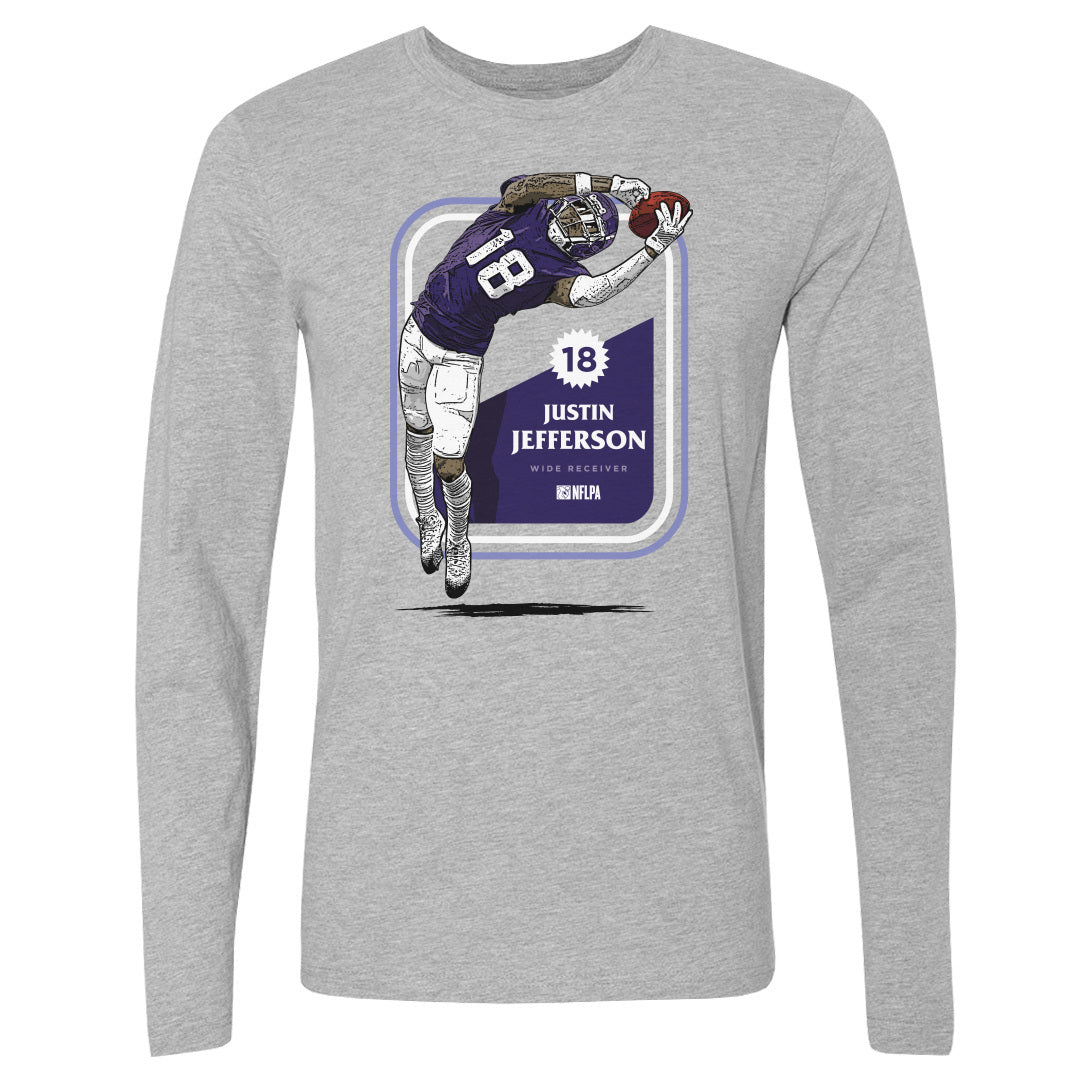 Justin Jefferson Men's Long Sleeve T-Shirt | 500 LEVEL