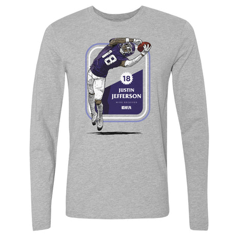 Justin Jefferson Men's Long Sleeve T-Shirt | 500 LEVEL