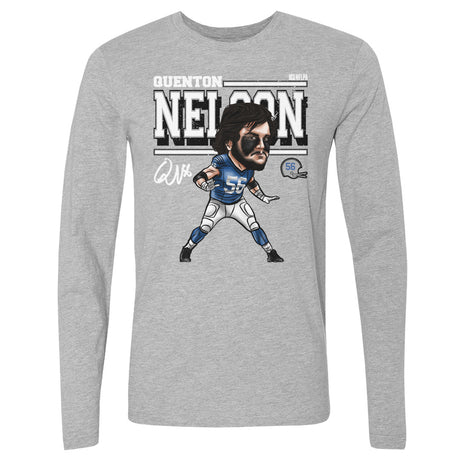 Quenton Nelson Men's Long Sleeve T-Shirt | 500 LEVEL