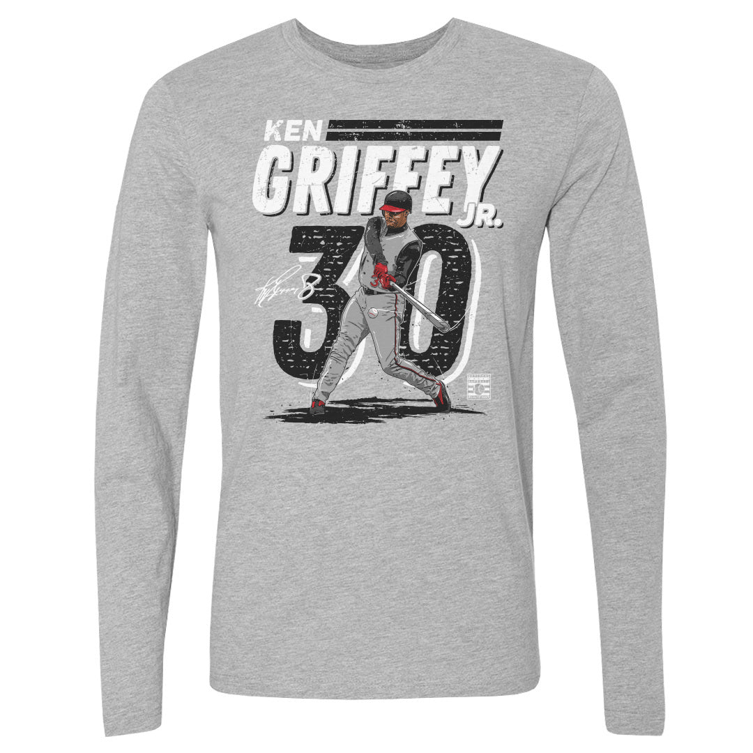 Ken Griffey Jr. Men&#39;s Long Sleeve T-Shirt | 500 LEVEL