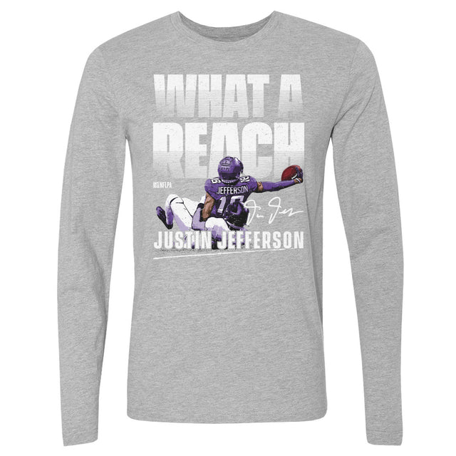 Justin Jefferson Men's Long Sleeve T-Shirt | 500 LEVEL