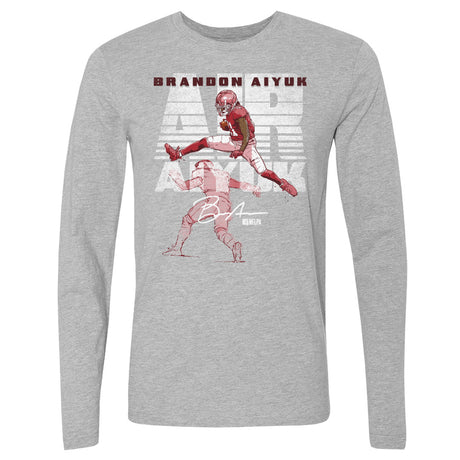 Brandon Aiyuk Men's Long Sleeve T-Shirt | 500 LEVEL