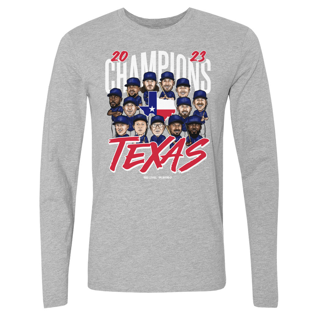 Texas Men&#39;s Long Sleeve T-Shirt | 500 LEVEL