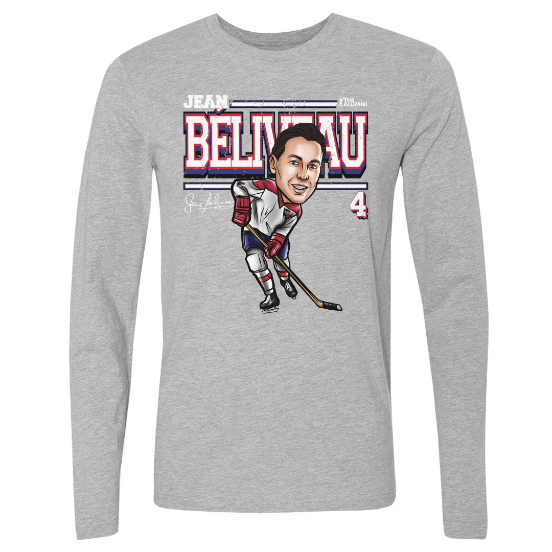 Jean Beliveau Men's Long Sleeve T-Shirt | 500 LEVEL