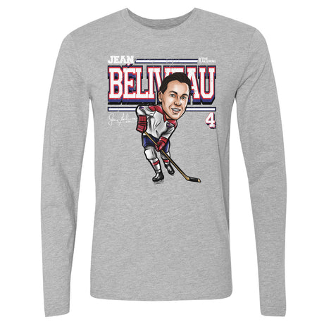 Jean Beliveau Men's Long Sleeve T-Shirt | 500 LEVEL