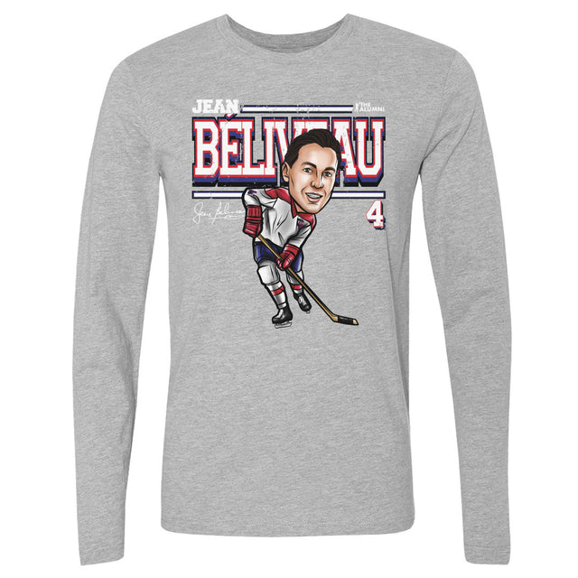 Jean Beliveau Men's Long Sleeve T-Shirt | 500 LEVEL