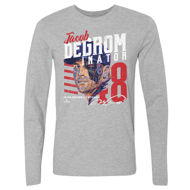 Jacob deGrom Men's Long Sleeve T-Shirt | 500 LEVEL