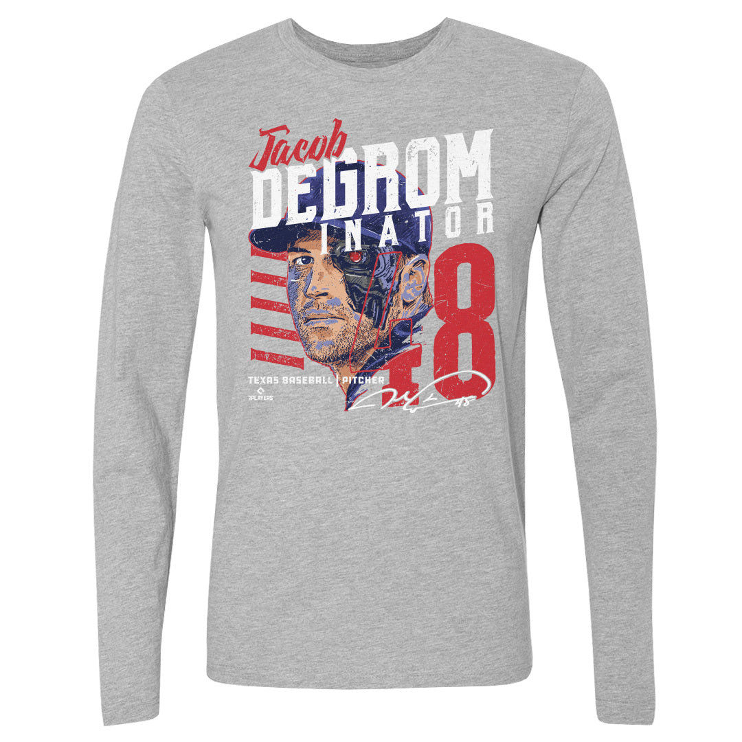 Jacob deGrom Men&#39;s Long Sleeve T-Shirt | 500 LEVEL