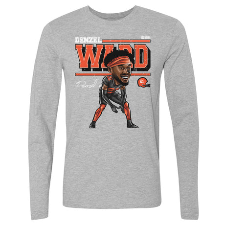 Denzel Ward Men's Long Sleeve T-Shirt | 500 LEVEL