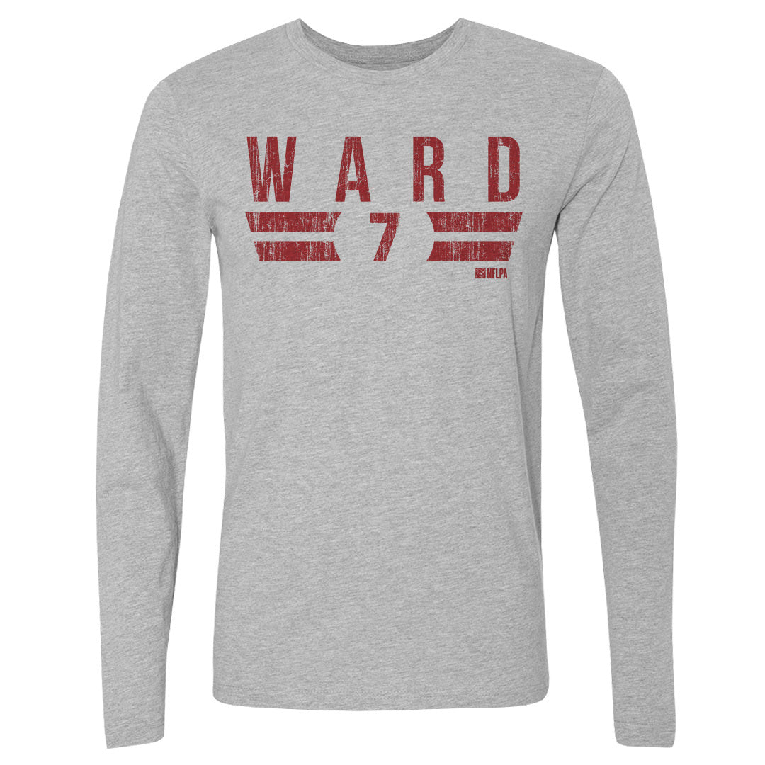 Charvarius Ward Men&#39;s Long Sleeve T-Shirt | 500 LEVEL
