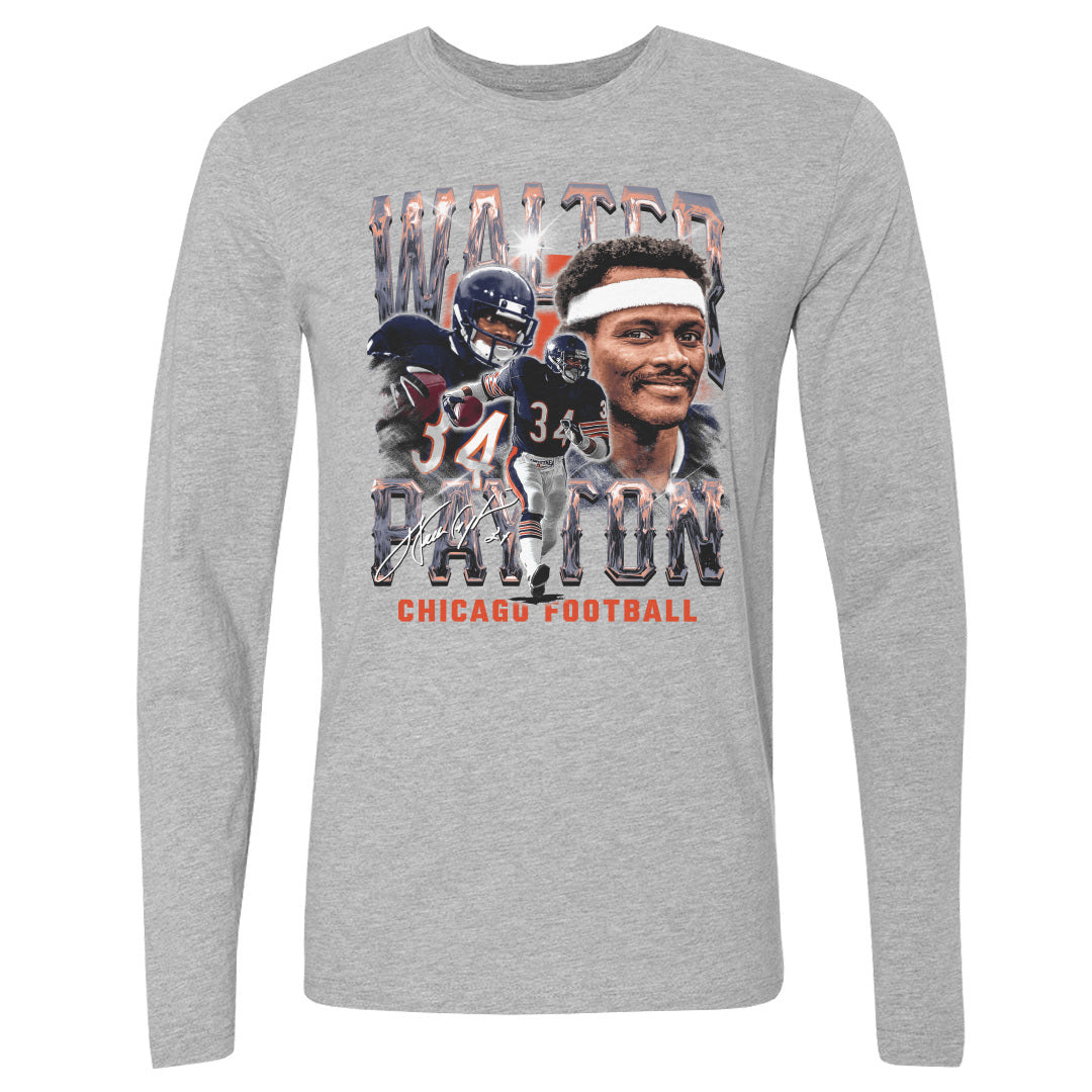 Walter Payton Men's Long Sleeve T-Shirt | 500 LEVEL