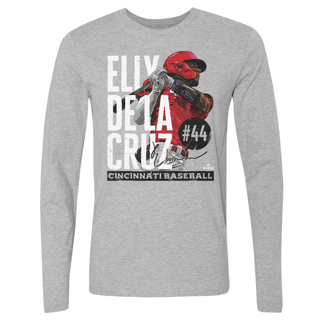 Elly De La Cruz Men's Long Sleeve T-Shirt | 500 LEVEL