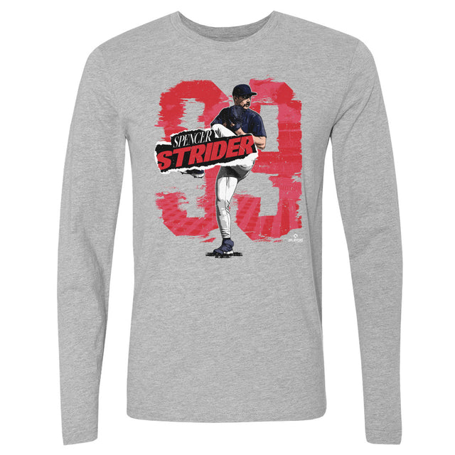 Spencer Strider Men's Long Sleeve T-Shirt | 500 LEVEL