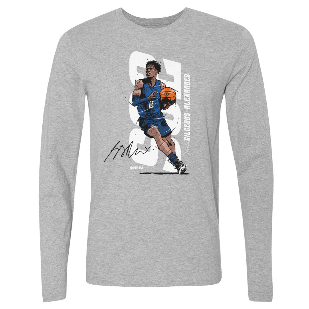 Shai Gilgeous-Alexander Men's Long Sleeve T-Shirt | 500 LEVEL