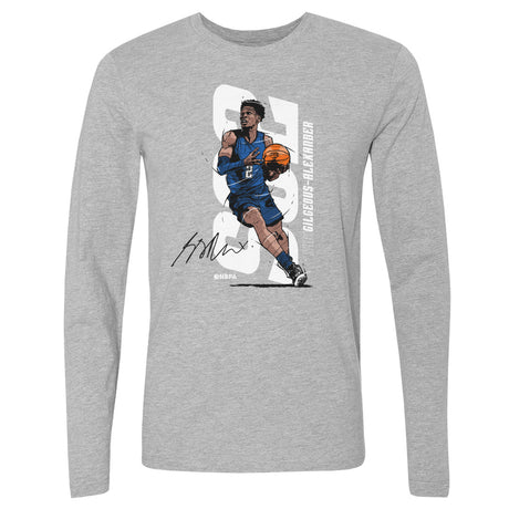 Shai Gilgeous-Alexander Men's Long Sleeve T-Shirt | 500 LEVEL