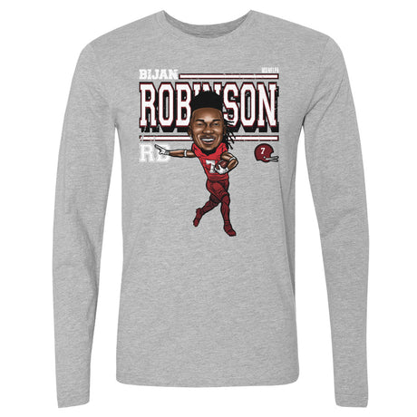 Bijan Robinson Men's Long Sleeve T-Shirt | 500 LEVEL