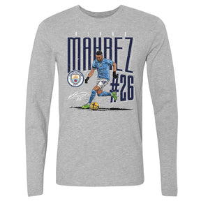 Riyad Mahrez Men's Long Sleeve T-Shirt | 500 LEVEL
