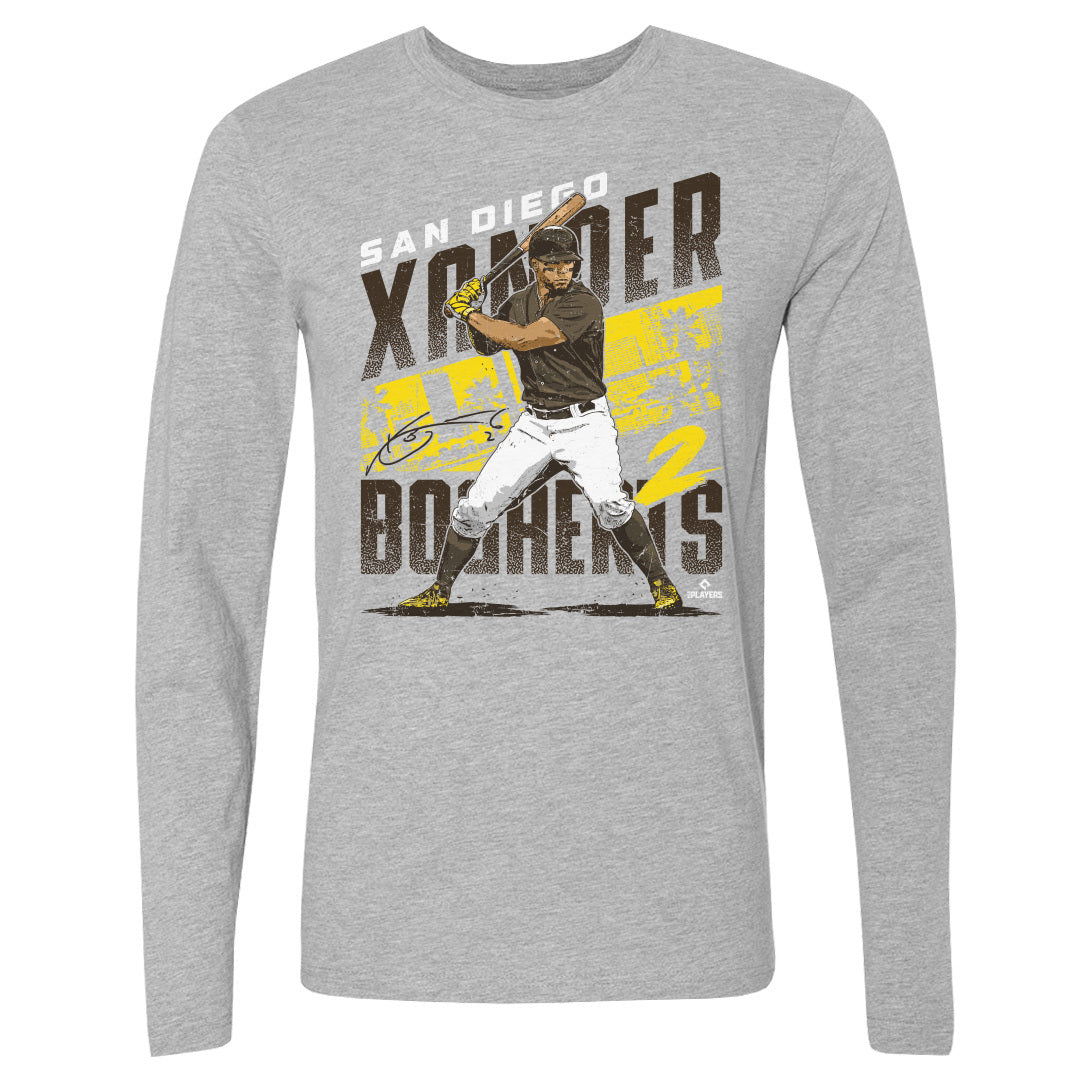 Xander Bogaerts Men's Long Sleeve T-Shirt, San Diego Baseball Men's Long  Sleeve T-Shirt