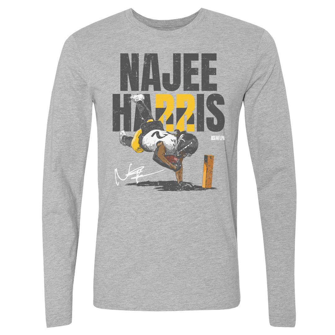 Najee Harris Men&#39;s Long Sleeve T-Shirt | 500 LEVEL
