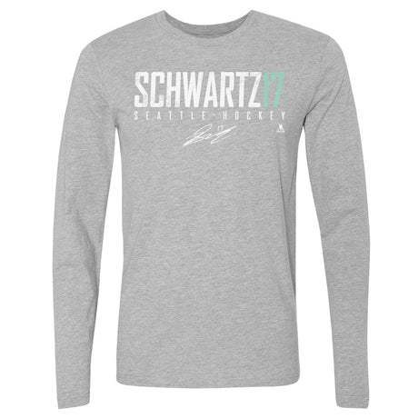 Jaden Schwartz Men's Long Sleeve T-Shirt | 500 LEVEL
