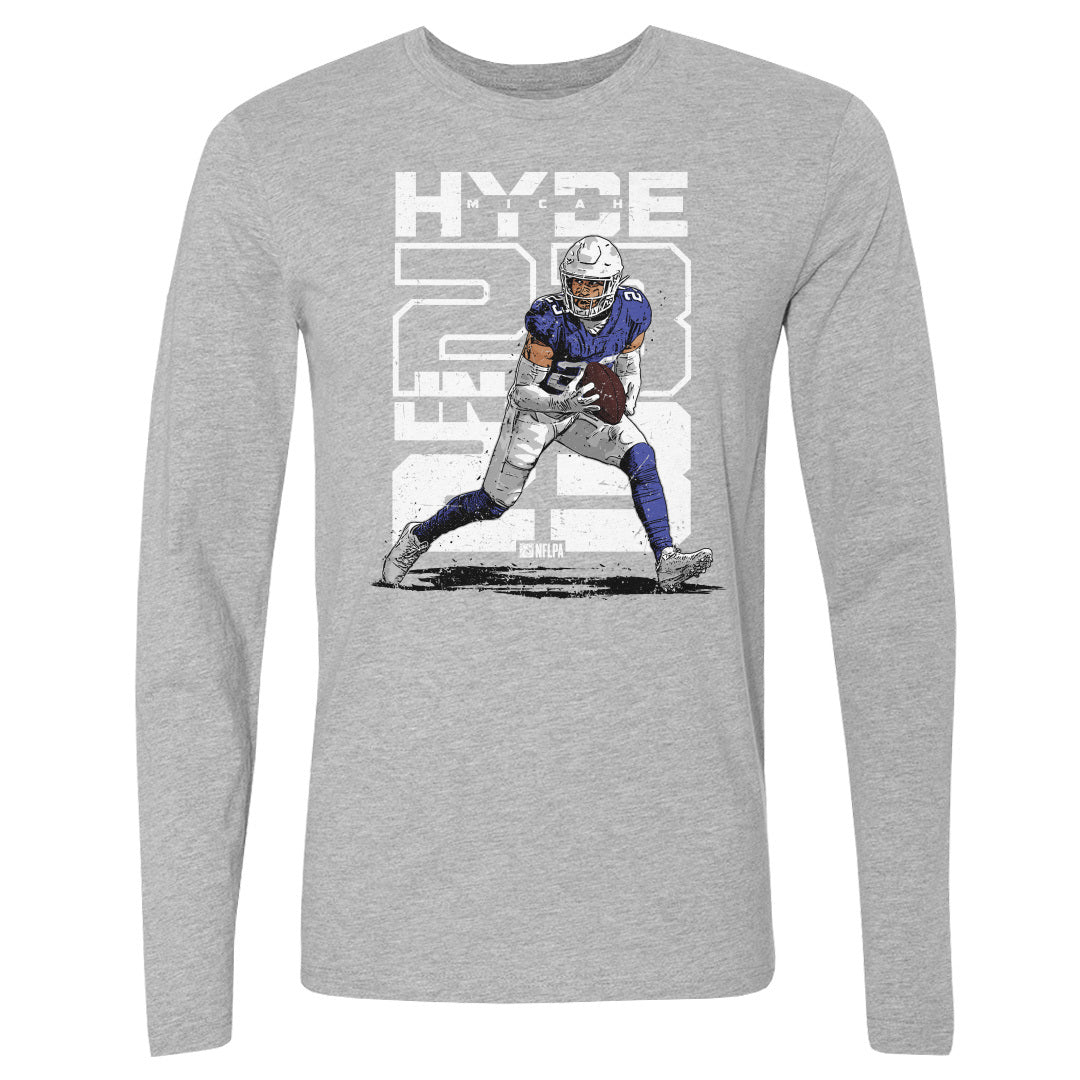 Micah Hyde Men&#39;s Long Sleeve T-Shirt | 500 LEVEL