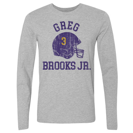 Greg Brooks Jr. Men's Long Sleeve T-Shirt | 500 LEVEL