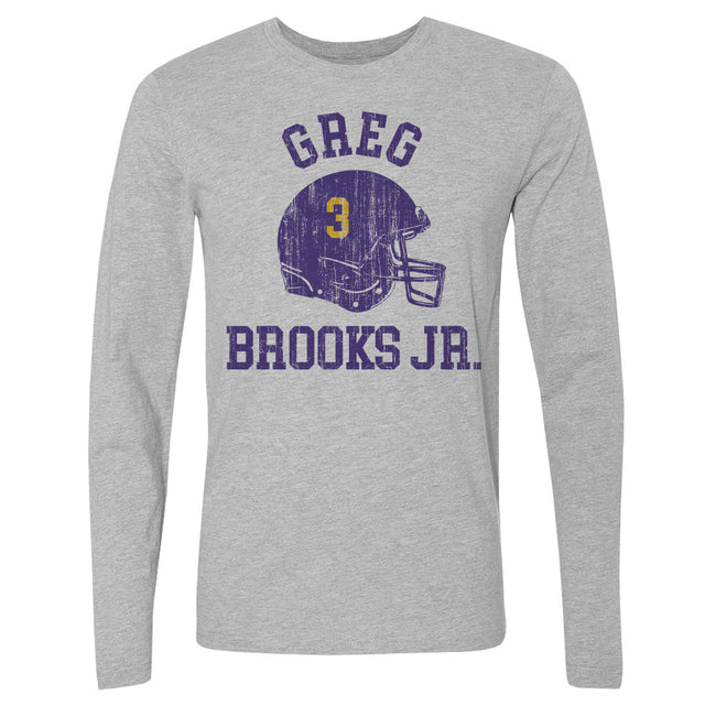 Greg Brooks Jr. Men's Long Sleeve T-Shirt | 500 LEVEL