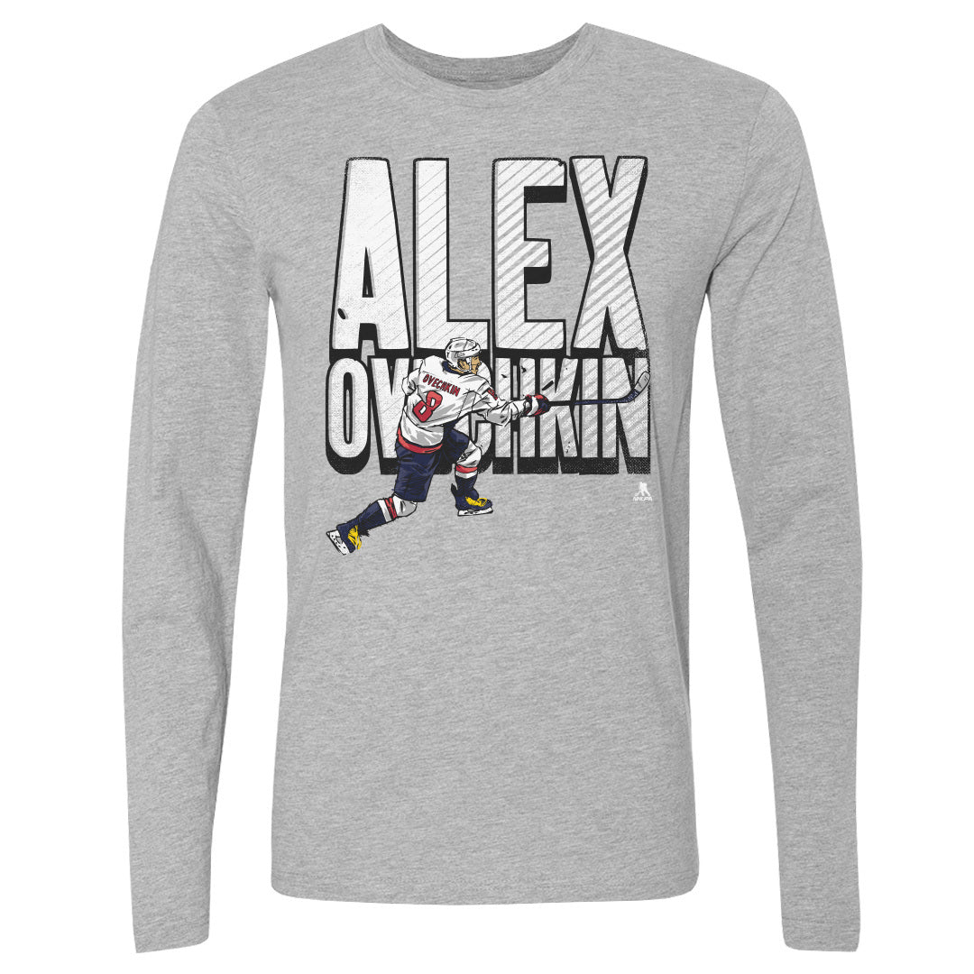 Alex Ovechkin Men's Long Sleeve T-Shirt | 500 LEVEL