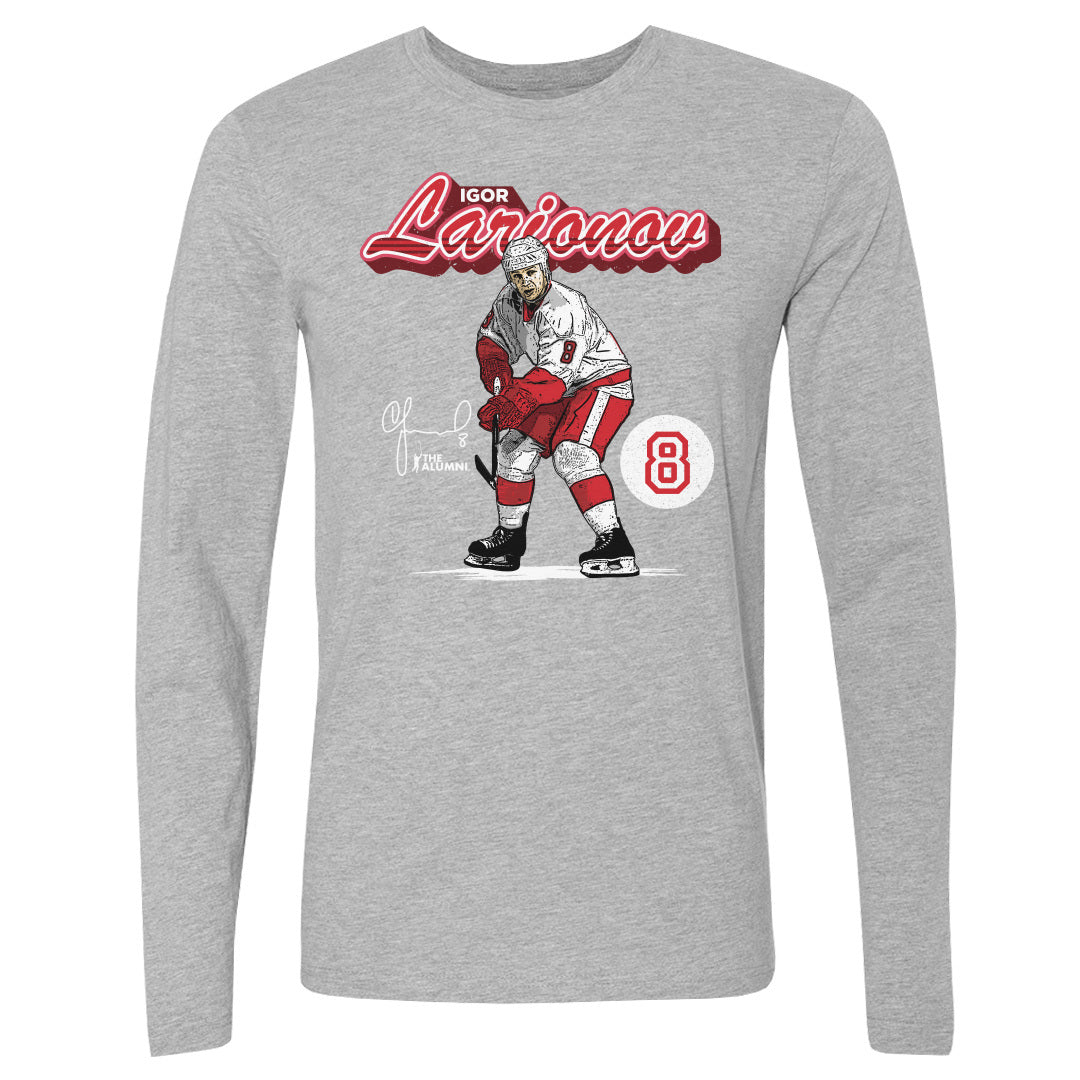 Igor Larionov Men's Long Sleeve T-Shirt | 500 LEVEL
