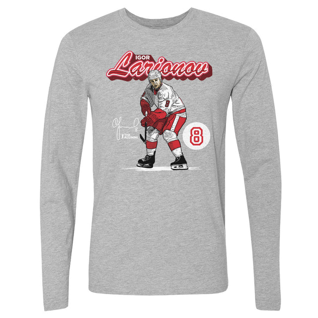 Igor Larionov Men's Long Sleeve T-Shirt | 500 LEVEL