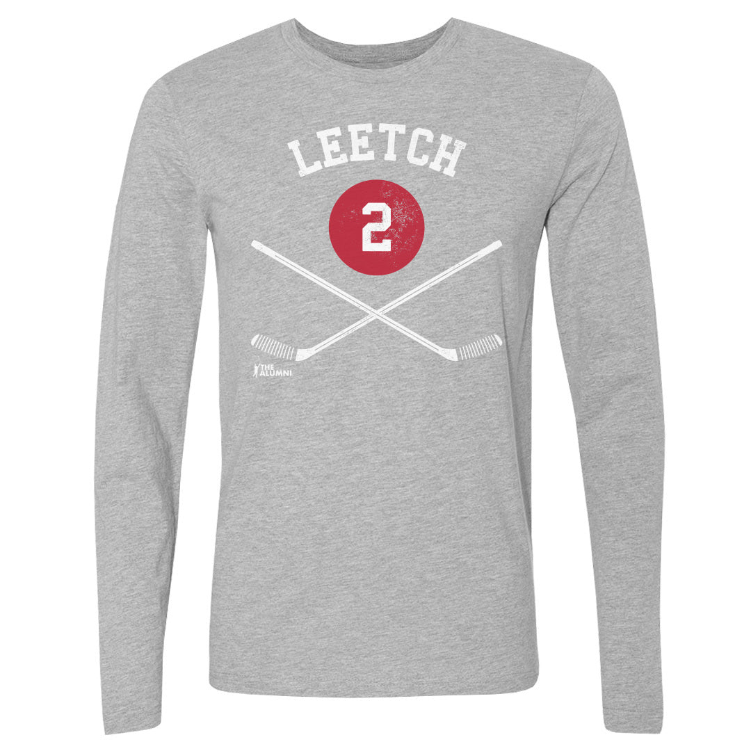 Brian Leetch Men's Long Sleeve T-Shirt | 500 LEVEL