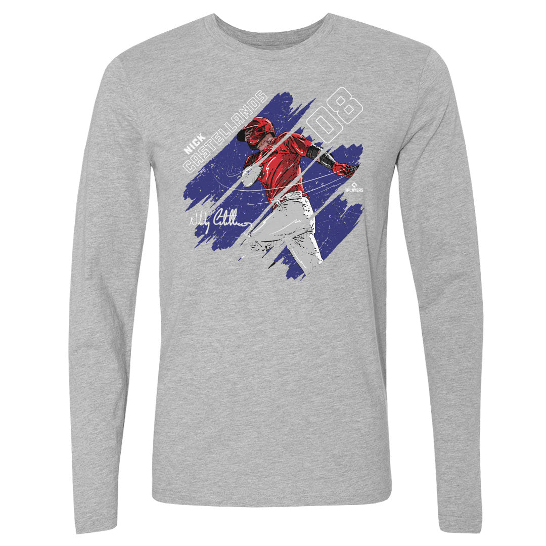 Nick Castellanos Men's Long Sleeve T-Shirt | 500 LEVEL