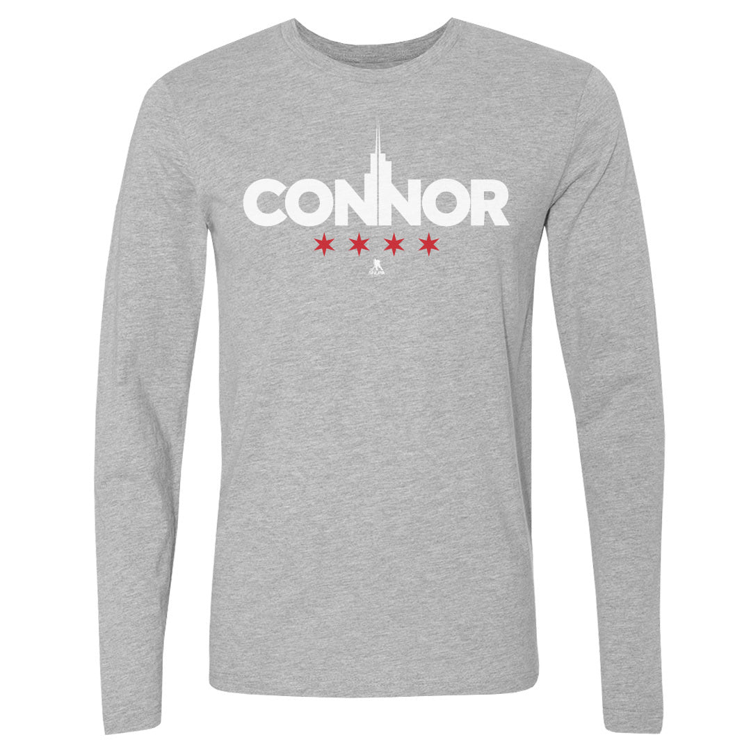 Connor Bedard Men&#39;s Long Sleeve T-Shirt | 500 LEVEL
