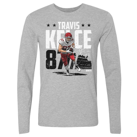 Travis Kelce Men's Long Sleeve T-Shirt | 500 LEVEL
