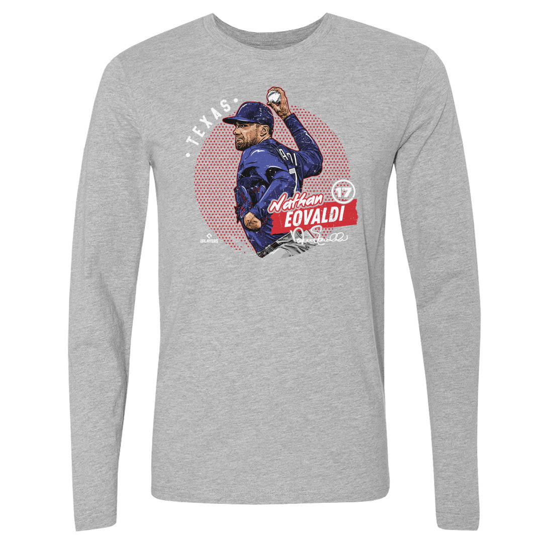 Nathan Eovaldi Men's Long Sleeve T-Shirt | 500 LEVEL