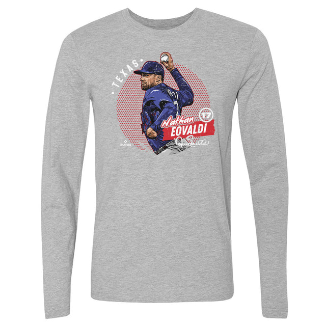 Nathan Eovaldi Men's Long Sleeve T-Shirt | 500 LEVEL