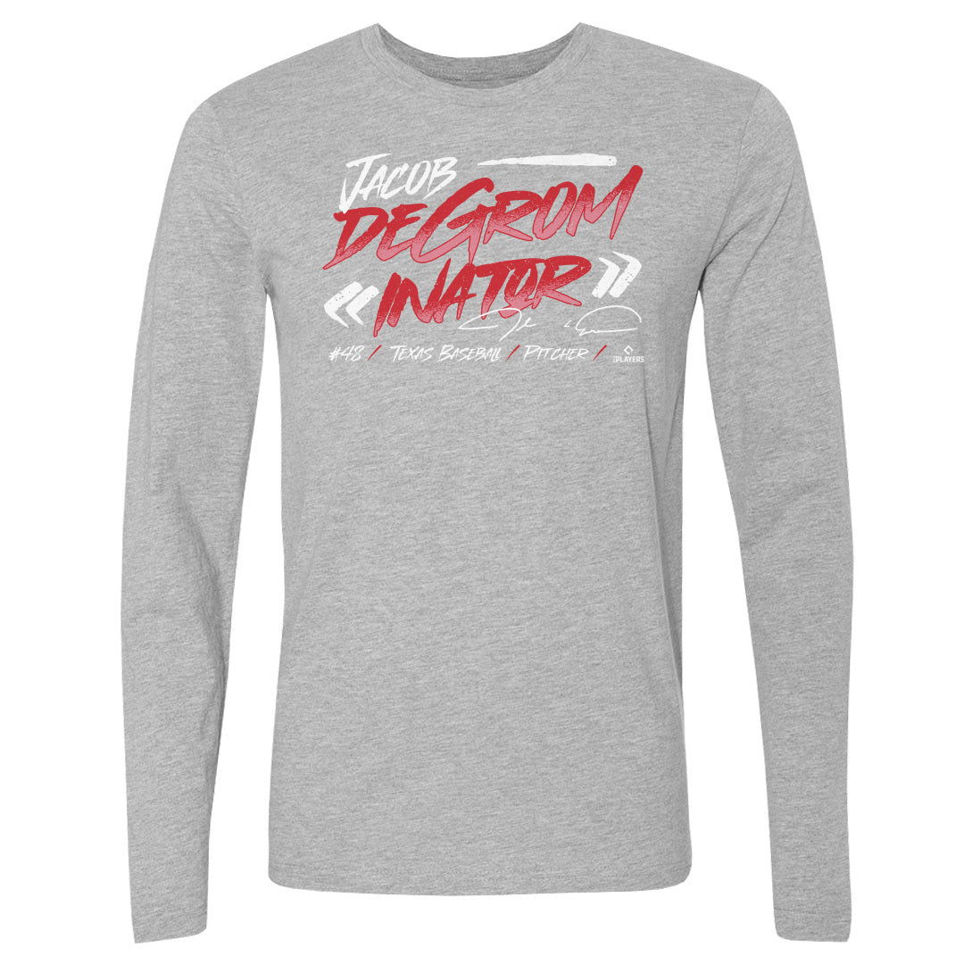 Jacob deGrom Men's Long Sleeve T-Shirt | 500 LEVEL