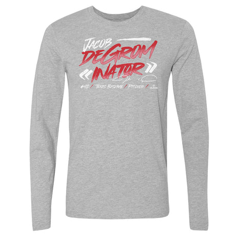 Jacob deGrom Men's Long Sleeve T-Shirt | 500 LEVEL