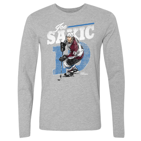Joe Sakic Men's Long Sleeve T-Shirt | 500 LEVEL